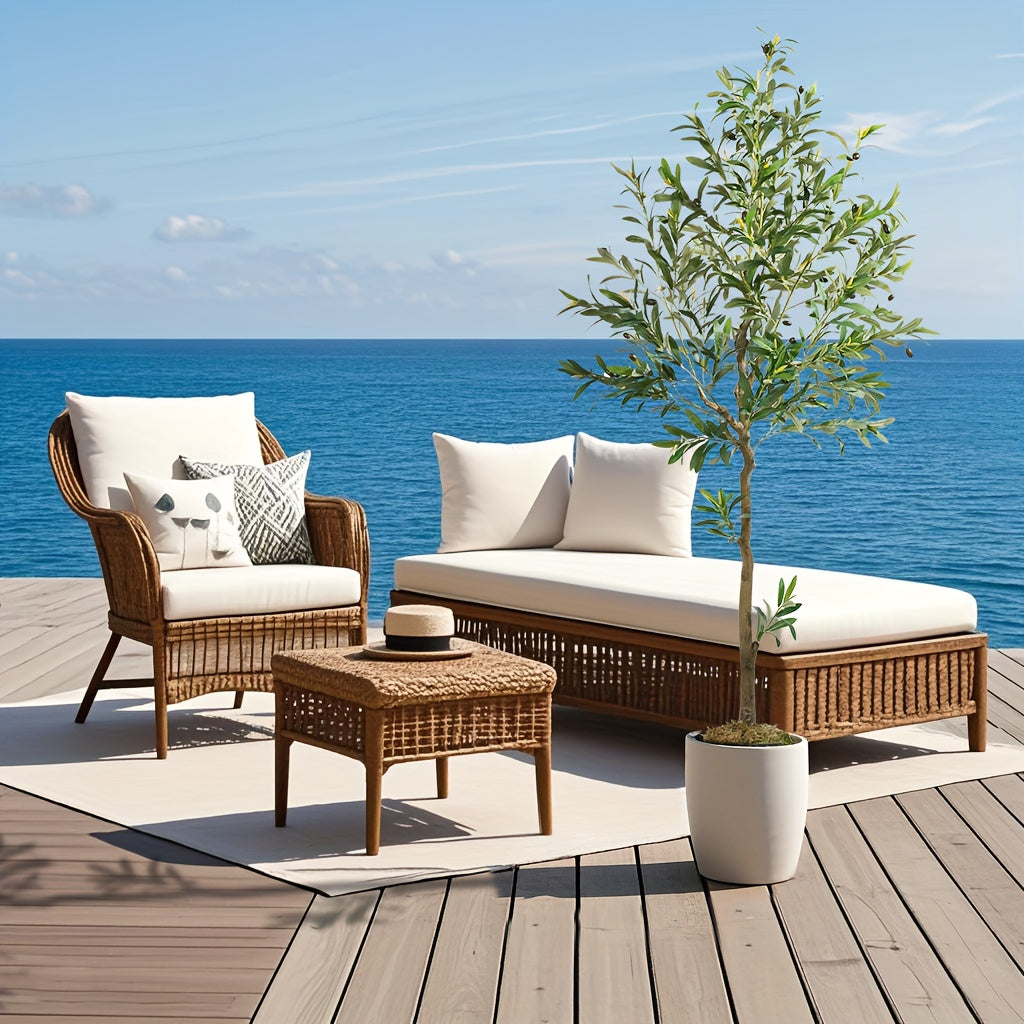 Outdoor Artificial Olive Trees Available in Heights of 6, 7, Or 8 Feet, Complete with a Nursery Planter. These Realistic Faux Olive Trees Feature Between 860 And 1530 Leaves, Are Easy to Assemble And Maintain, And Make Great Decorations for Homes